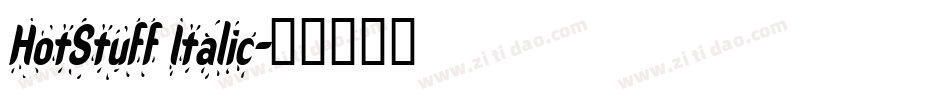 HotStuff Italic字体转换
